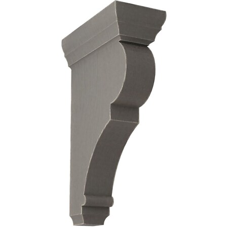 Ekena Millwork 2 1/2"W x 5 1/2"D x 10"H Medium Rojas Wood Vintage Decor Corbel, Reclaimed Grey CORWD02X05X10RJGY